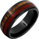 The Speedboat Black Diamond Ceramic Ring